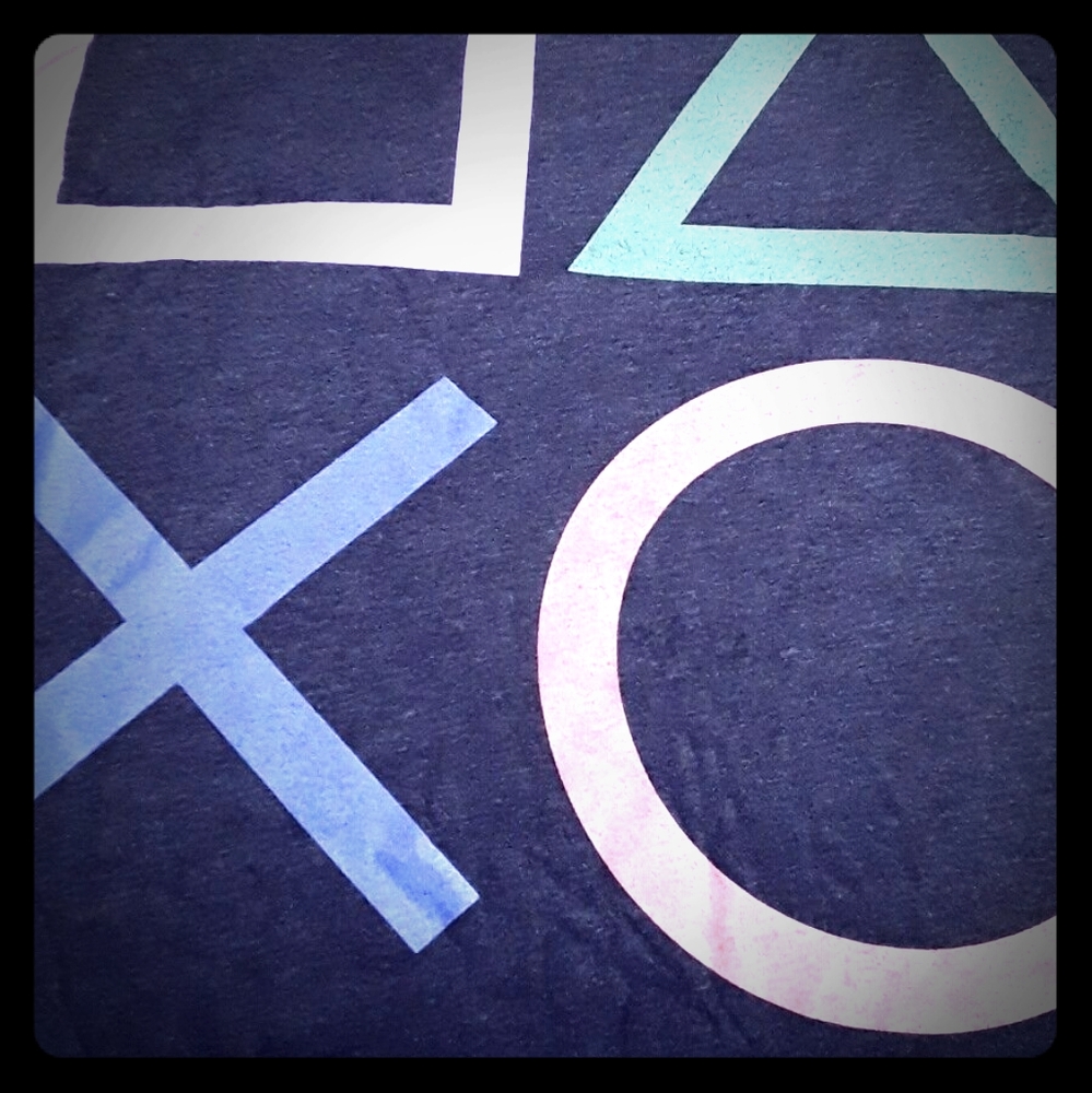 Sony Playstation Shapes Tee  XL TALL